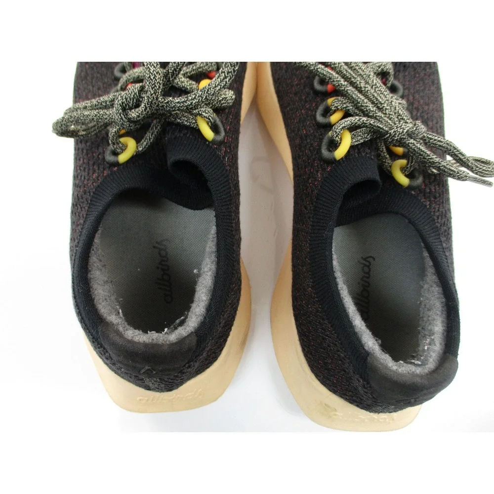 Allbirds Tree Dasher 2 Mens 10 Black Red Marl Running Shoes Sustainable Sneakers - Picture 7 of 10
